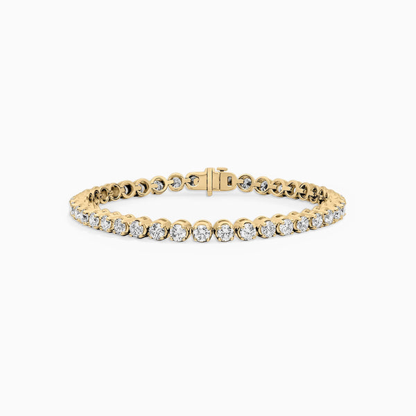Carré de Luxe Collection D-E VS+ Round Diamond Prong Bracelet